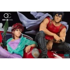 Oniri Creations City Hunter Ryo Saeba & Kaori Makimura 1/6 Statue Figure 500pcs Worldwide -Japan World Negozio oniri creations city hunter ryo saeba kaori makimura 16 statue figure 500pcs worldwide 12