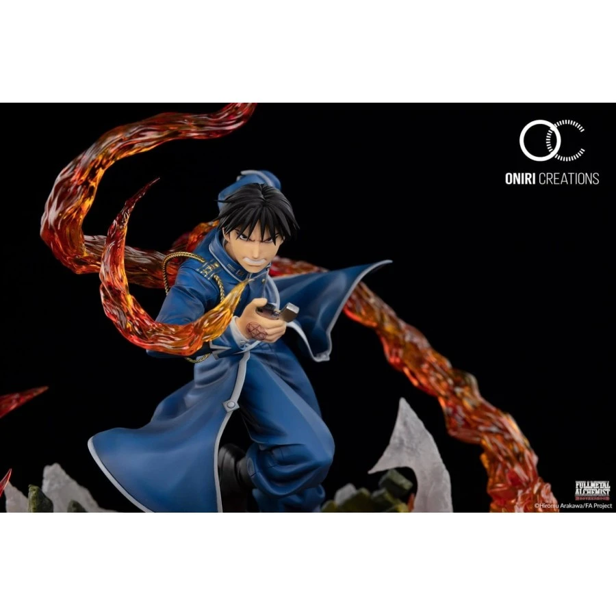 Oniri Creations Full Metal Alchemist Brotherood Roy Mustang "The Fire Alchemist" 1/6 Statue Figure 750pcs Worldwide 12 Oniri Creations Full Metal Alchemist Brotherood Roy Mustang "The Fire Alchemist" 1/6 Statue Figure 750pcs Worldwide - Image 12