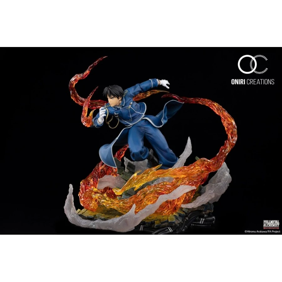 Oniri Creations Full Metal Alchemist Brotherood Roy Mustang "The Fire Alchemist" 1/6 Statue Figure 750pcs Worldwide 3 Oniri Creations Full Metal Alchemist Brotherood Roy Mustang "The Fire Alchemist" 1/6 Statue Figure 750pcs Worldwide - Image 3
