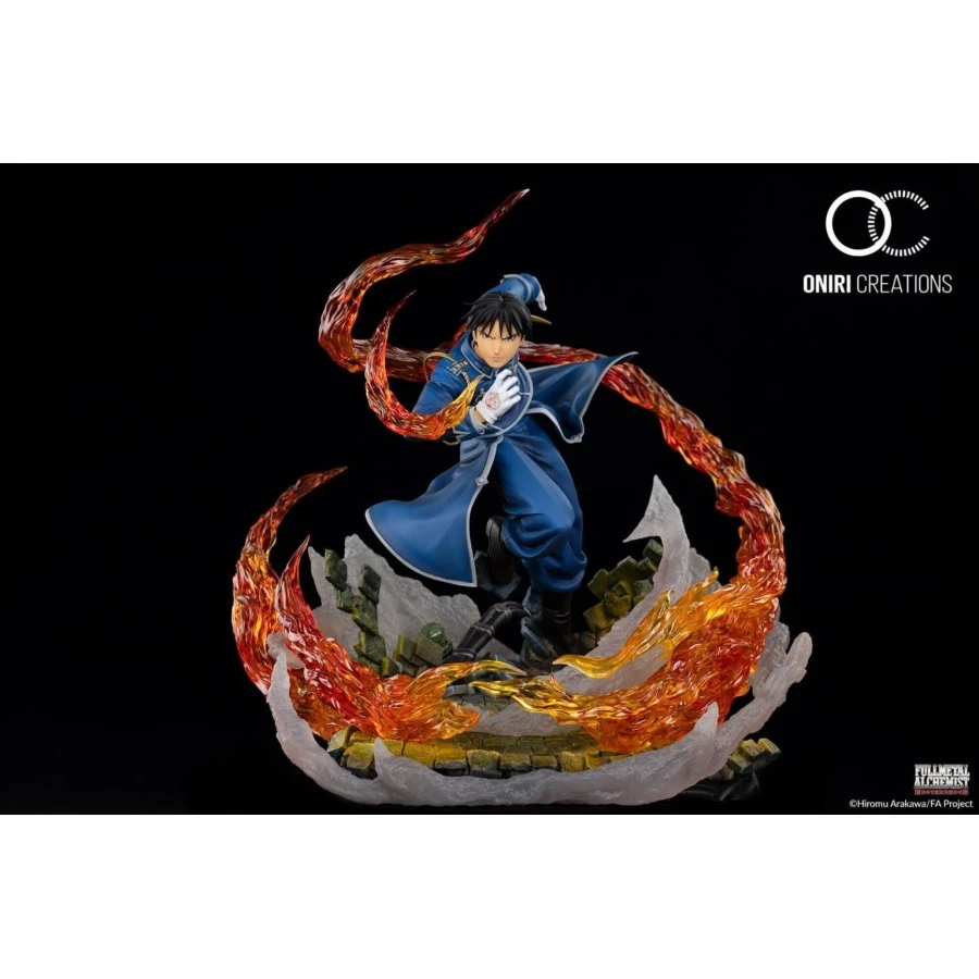 Oniri Creations Full Metal Alchemist Brotherood Roy Mustang "The Fire Alchemist" 1/6 Statue Figure 750pcs Worldwide 6 Oniri Creations Full Metal Alchemist Brotherood Roy Mustang "The Fire Alchemist" 1/6 Statue Figure 750pcs Worldwide - Image 6