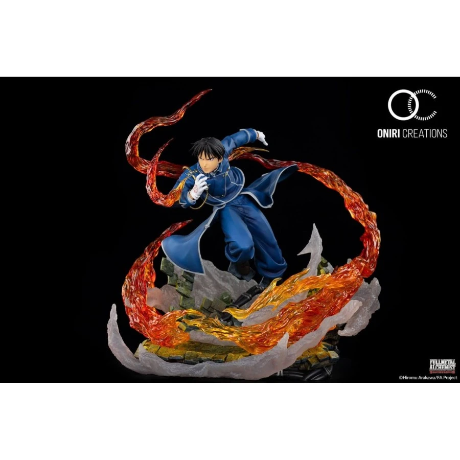 Oniri Creations Full Metal Alchemist Brotherood Roy Mustang "The Fire Alchemist" 1/6 Statue Figure 750pcs Worldwide 7 Oniri Creations Full Metal Alchemist Brotherood Roy Mustang "The Fire Alchemist" 1/6 Statue Figure 750pcs Worldwide - Image 7