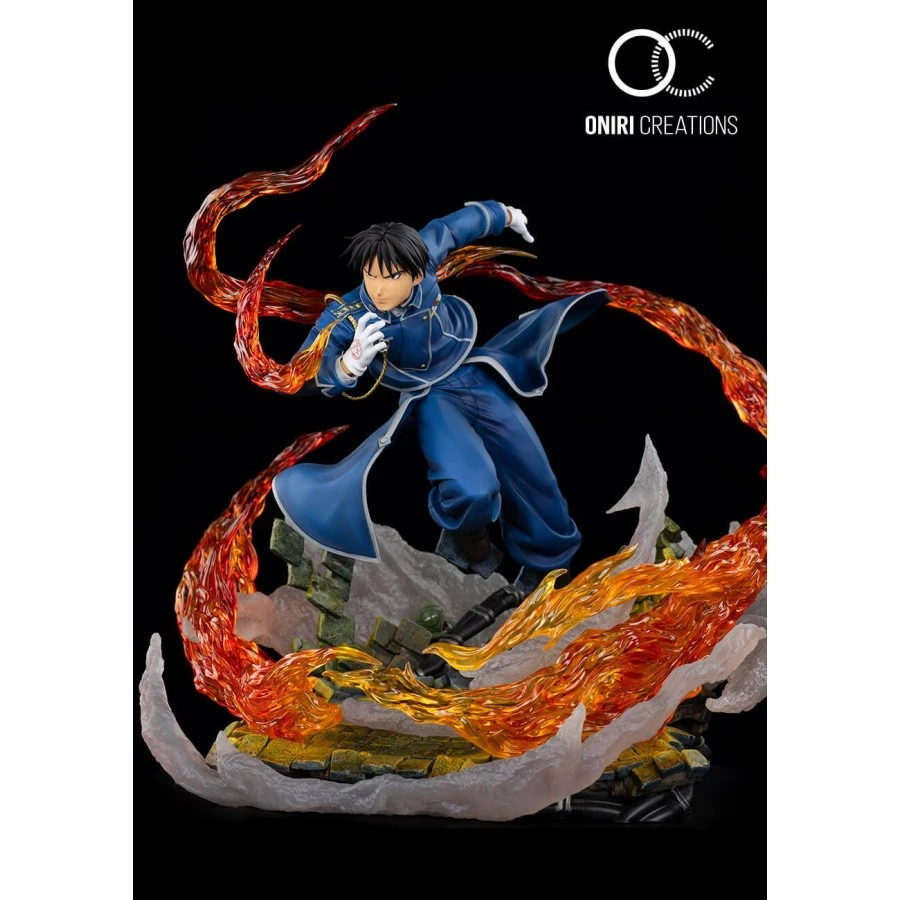 Oniri Creations Full Metal Alchemist Brotherood Roy Mustang "The Fire Alchemist" 1/6 Statue Figure 750pcs Worldwide 8 Oniri Creations Full Metal Alchemist Brotherood Roy Mustang "The Fire Alchemist" 1/6 Statue Figure 750pcs Worldwide - Image 8