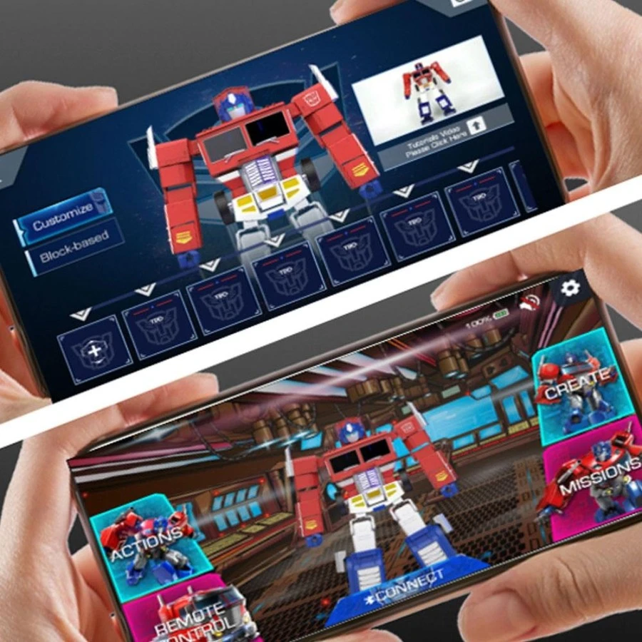 Hasbro Robosen The Robot Company Transformers Interactive Auto-Converting Robot Optimus Prime 15 Hasbro Robosen The Robot Company Transformers Interactive Auto-Converting Robot Optimus Prime - Image 15