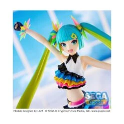 Sega FiGURiZM Vocaloid Hatsune Miku Project DIVA MEGA39's Catch The Wave -Japan World Negozio sega figurizm vocaloid hatsune miku project diva mega39 s catch the wave 7