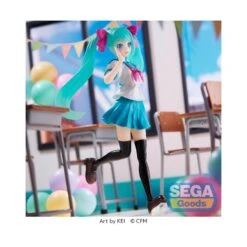 Sega Luminasta Vocaloid Hatsune Miku 16th Anniversary KEI Version -Japan World Negozio sega luminasta vocaloid hatsune miku 16th anniversary kei version 2