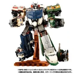 Takara Tomy Transformers Masterpiece Gattai MPG-06S Trainbot Kaen Raiden Box Set
