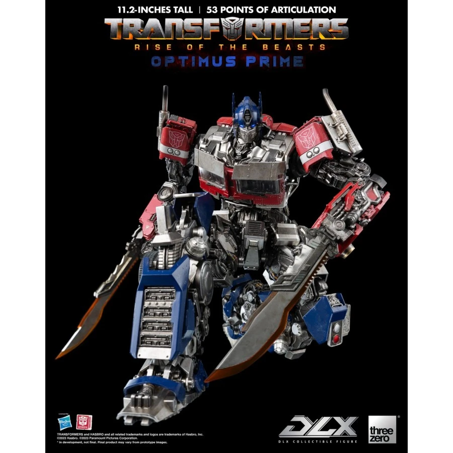Threezero Transformers Rise Of The Beasts DLX Scale Collectible Figure Series Optimus Prime 17 Threezero Transformers Rise Of The Beasts DLX Scale Collectible Figure Series Optimus Prime - Image 17