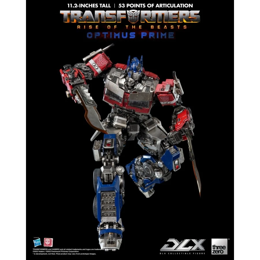Threezero Transformers Rise Of The Beasts DLX Scale Collectible Figure Series Optimus Prime 18 Threezero Transformers Rise Of The Beasts DLX Scale Collectible Figure Series Optimus Prime - Image 18