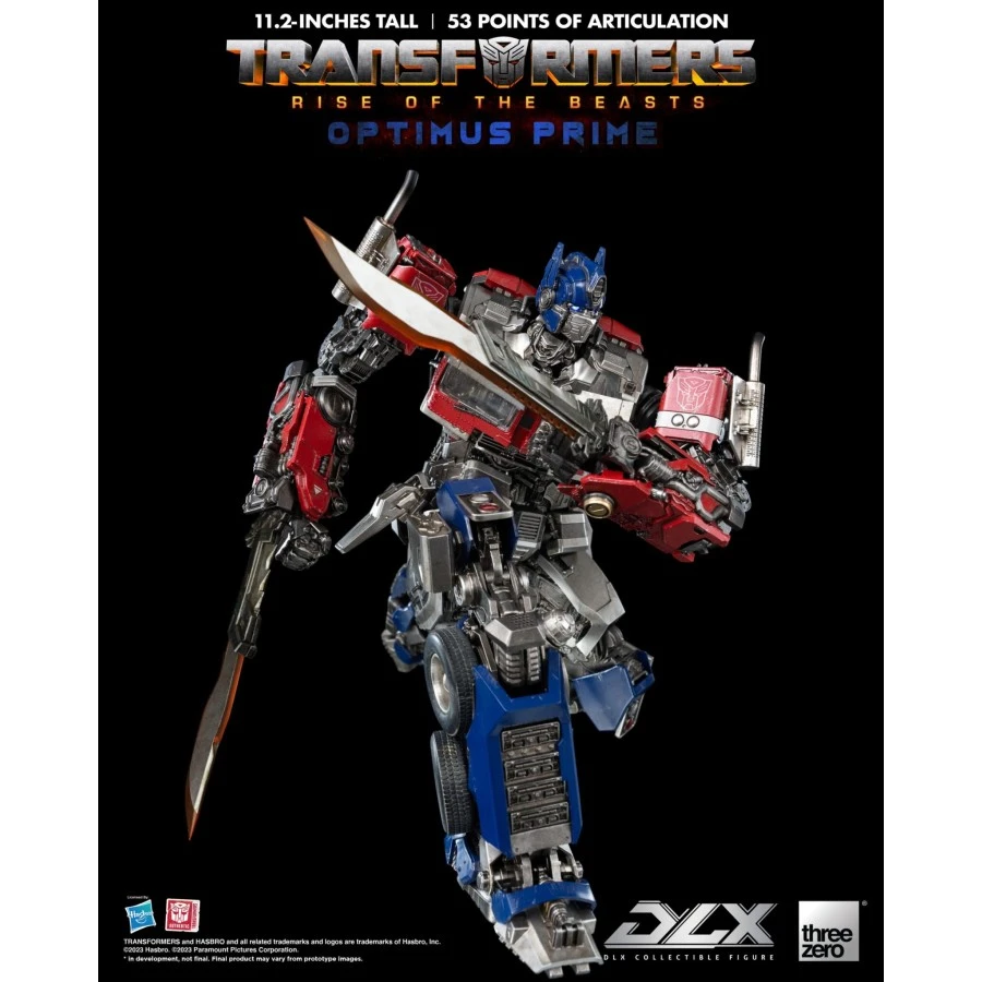 Threezero Transformers Rise Of The Beasts DLX Scale Collectible Figure Series Optimus Prime 19 Threezero Transformers Rise Of The Beasts DLX Scale Collectible Figure Series Optimus Prime - Image 19